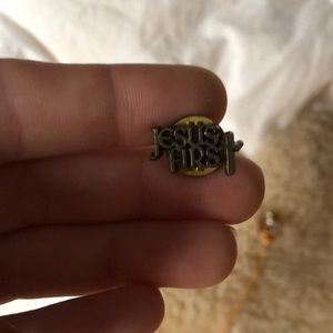 Little tiny pin “Jesus First”